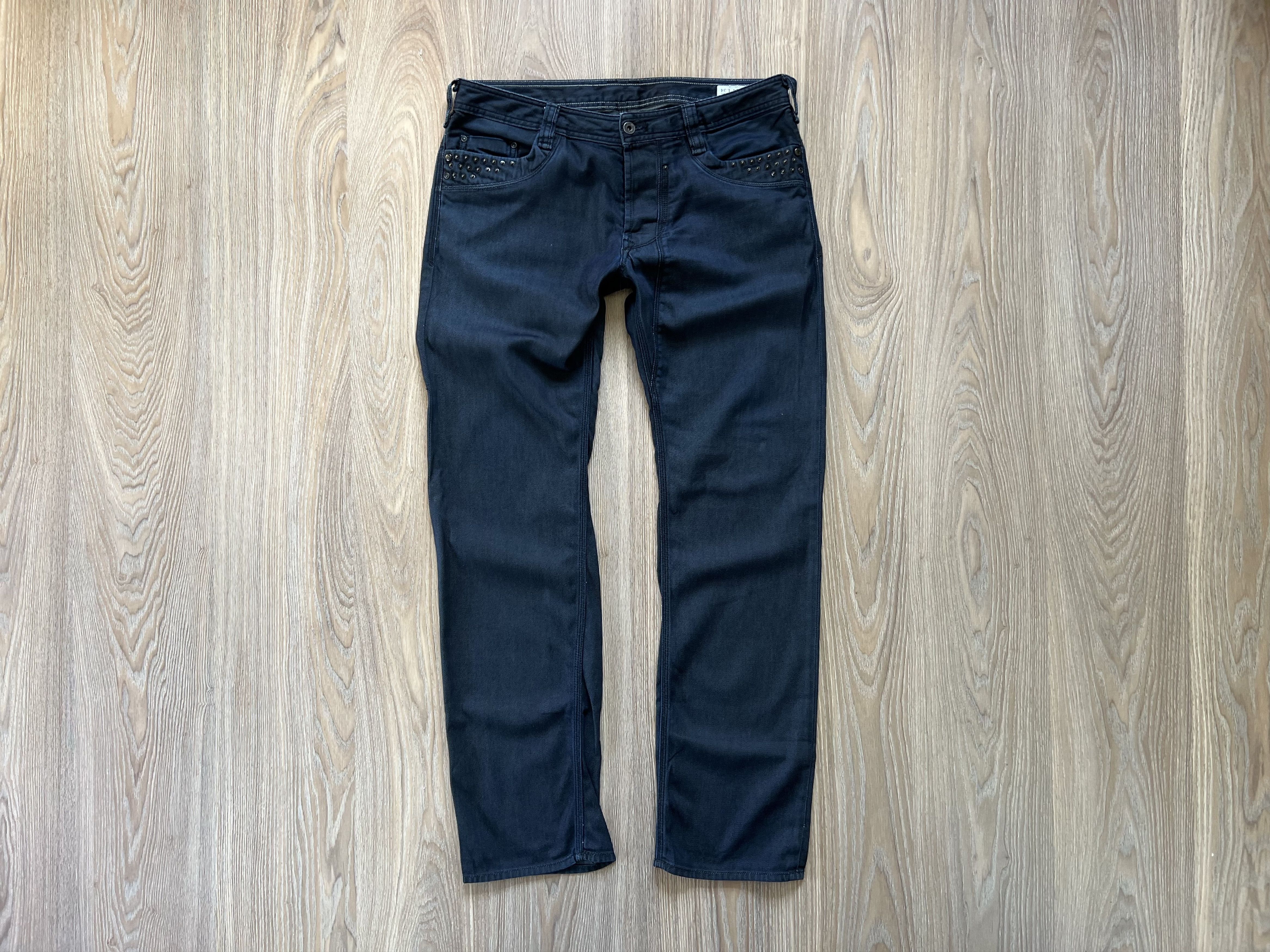 image of Diesel Timmen Dark Wash Jeans in Dark Blue, Men's (Size 34)