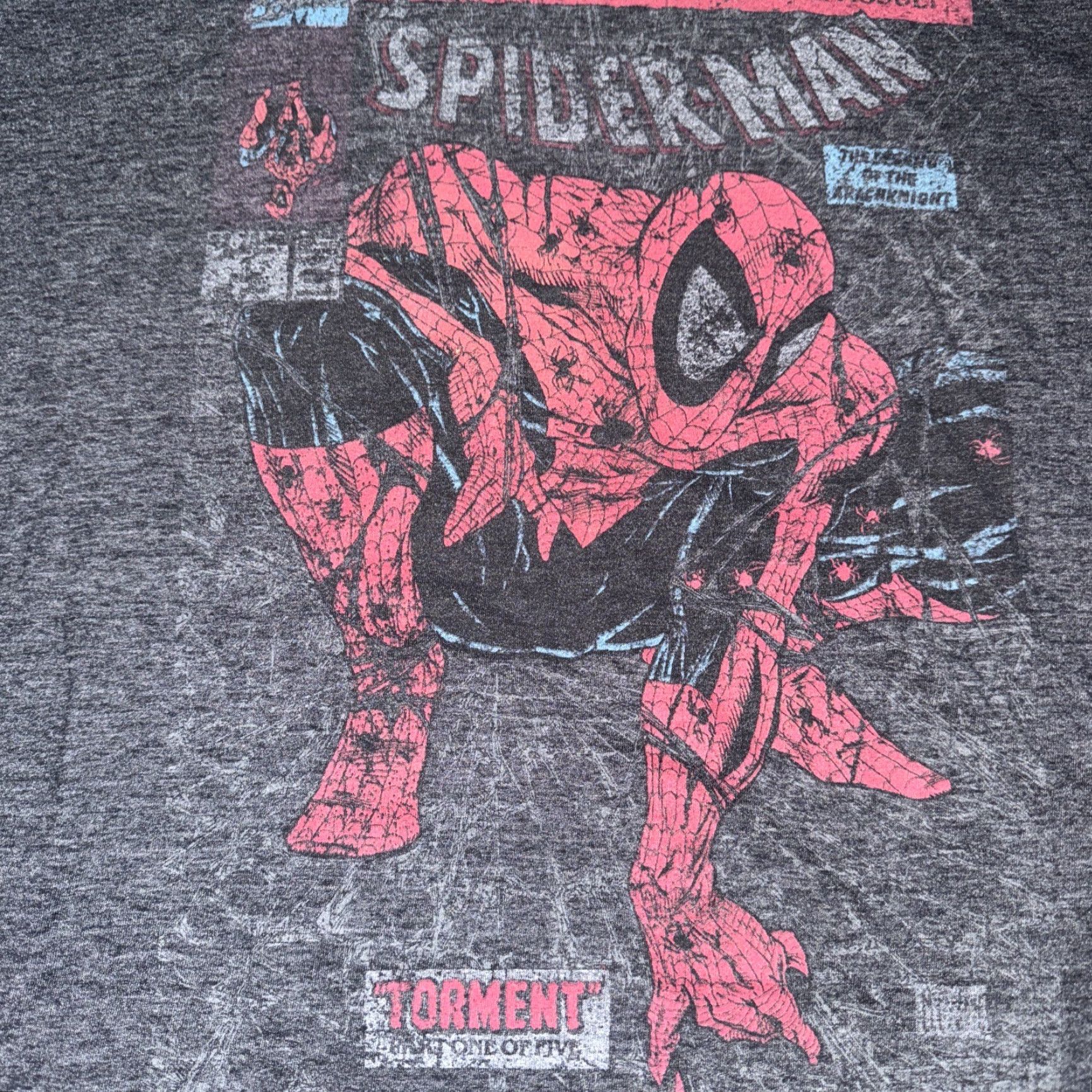 Vintage Marvel Spider-Man T-Shirt Grey XL User: Marvel Spider-Man T-Shirt Grey XL Size US XL / EU 56 / 4 - 2 Thumbnail
