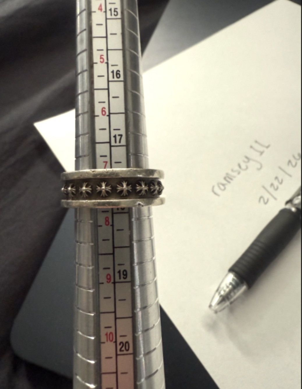 Chrome Hearts Chrome Hearts .925 2006 Plus Ring Size ONE SIZE - 7 Thumbnail