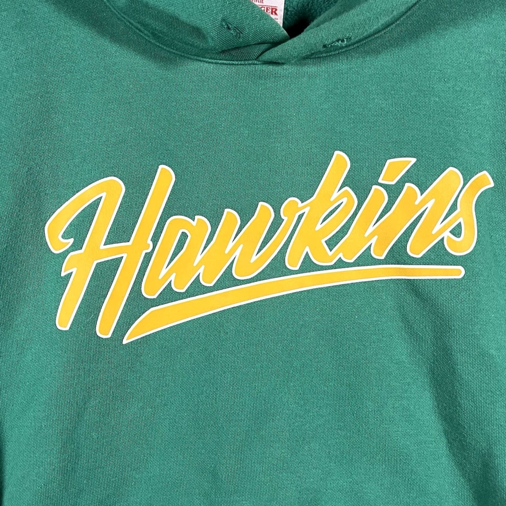 Champion Champion Stranger Things Hawkins High Hoodie Adult S Green Graphic Pullover Hooded Pockets 80s TV Size US S / EU 44-46 / 1 - 2 Thumbnail