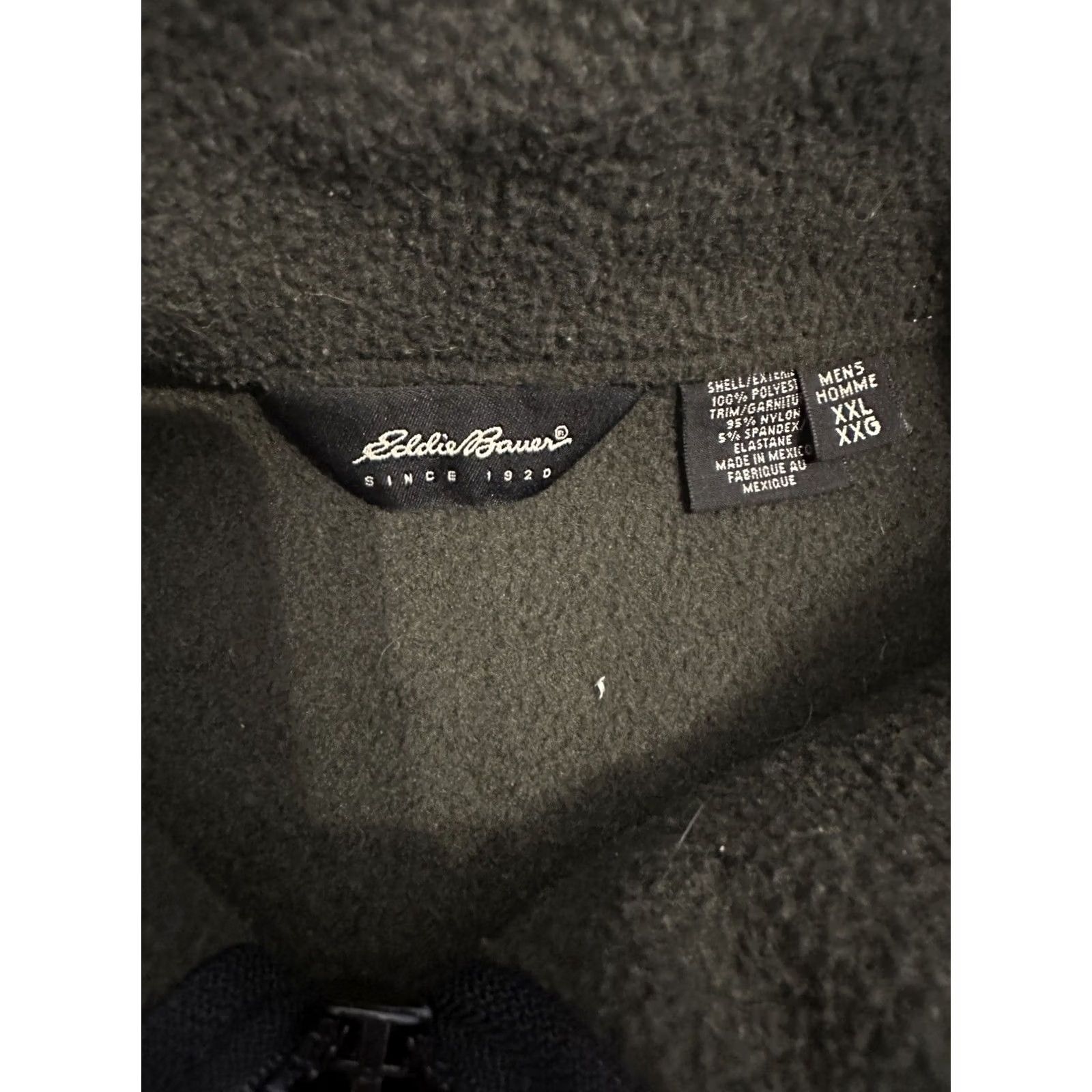 Eddie Bauer Eddie Bauer Full Zip Fleece Vest Jacket 2XL Men's Green Size US XXL / EU 58 / 5 - 2 Thumbnail