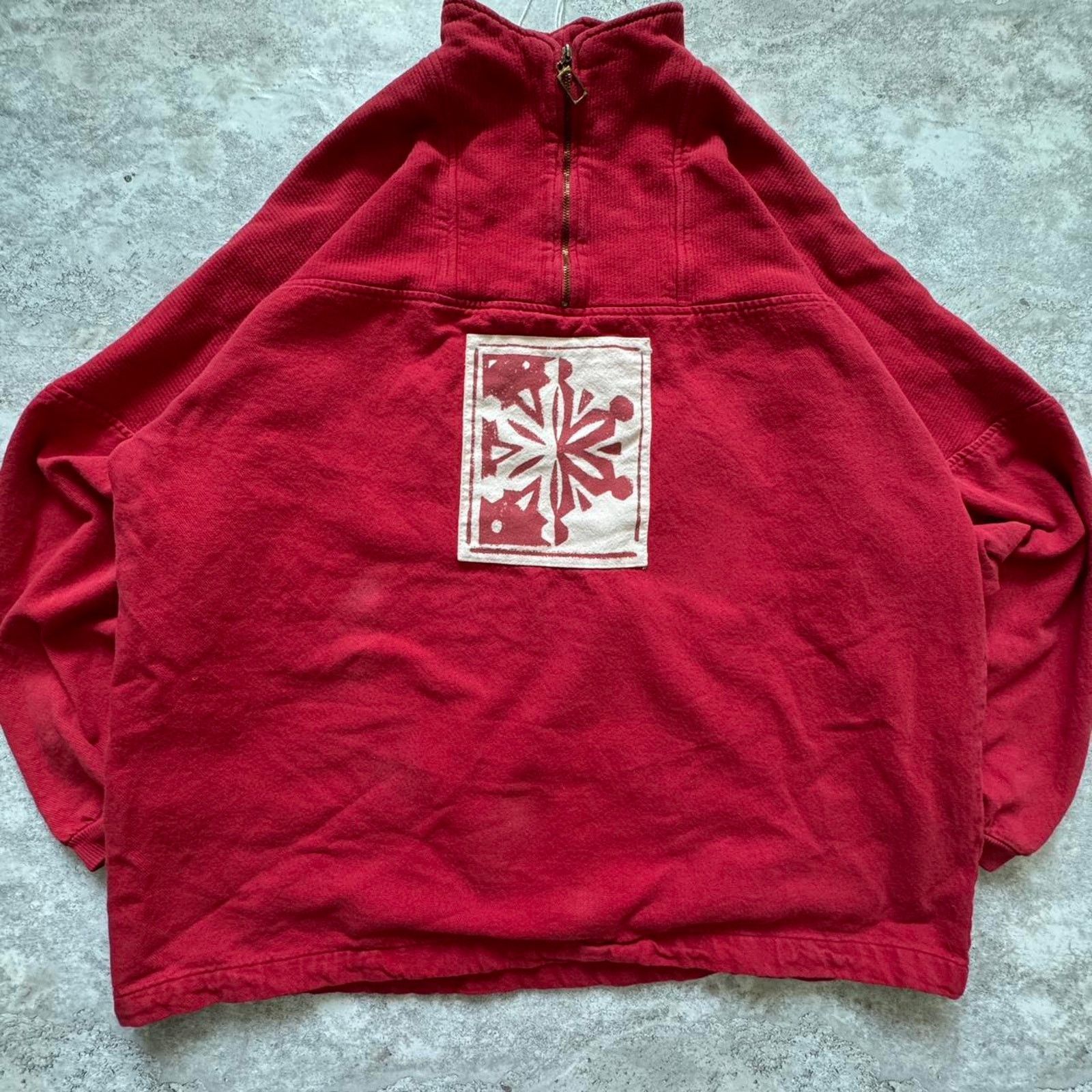 Coldwater Creek Vintage Coldwater Creek Snowflake Half-Zip Sweater - Size L Size US L / EU 52-54 / 3 - 5 Thumbnail
