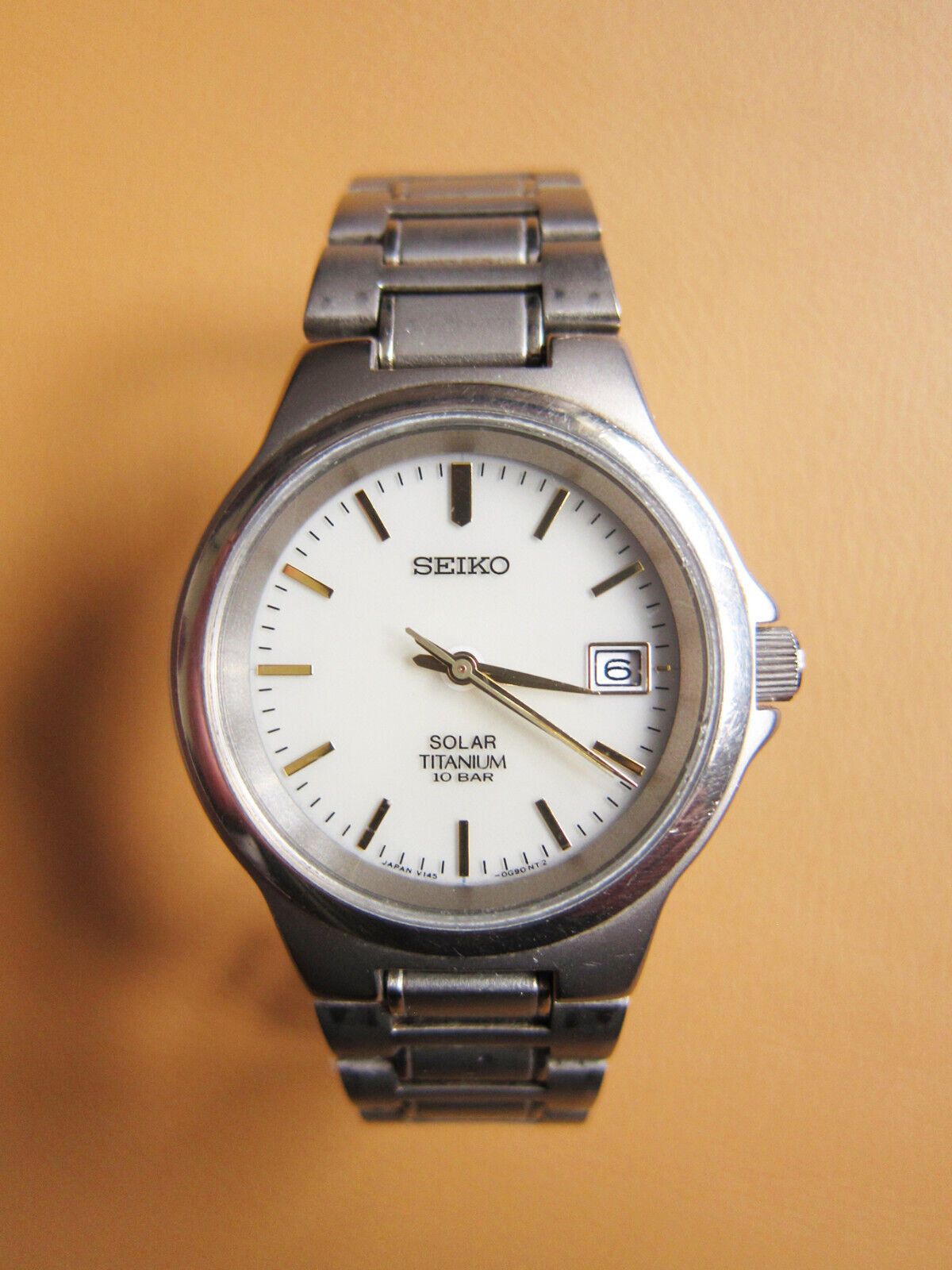 Other SEIKO V145-0D60 Solar Titanium Full Dial Lume Watch (JAPAN) Size ONE SIZE - 10 Thumbnail
