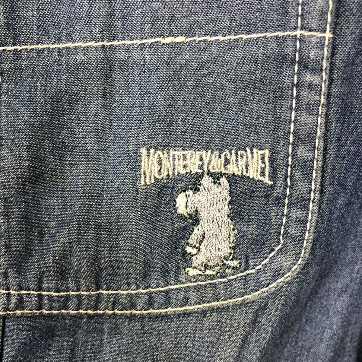 Japanese Brand 🔥VINTAGE DENIM CHORE WORKER JACKET MONTEREY& CARMEL KAPITAL Size US L / EU 52-54 / 3 - 19 Thumbnail