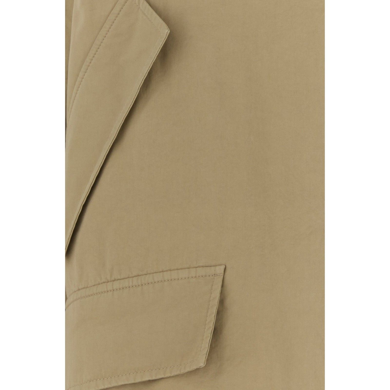 Prada PRADA Beige Cotton Down Jacket New & Authentic (Women's size Size XS / US 0-2 / IT 36-38 - 3 Thumbnail