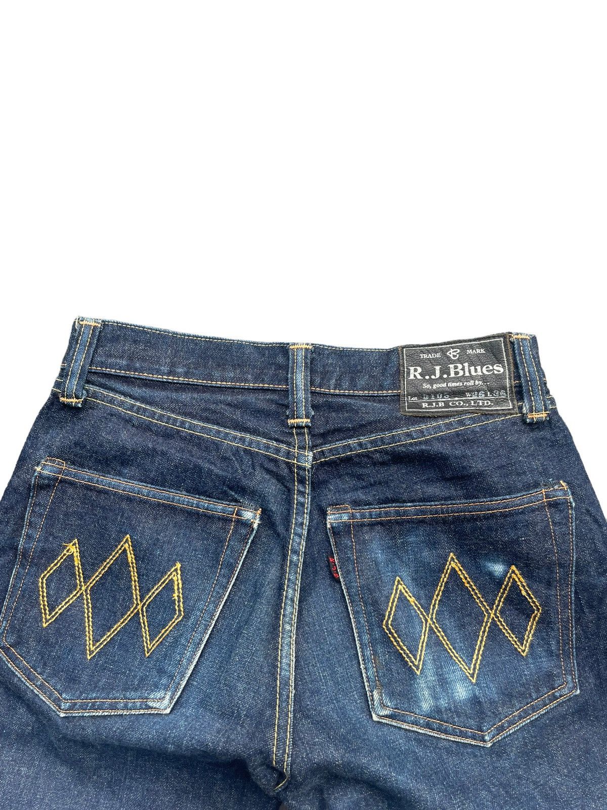 The Flat Head R.J.Blues Selvedge Denim Size US 27 - 10 Thumbnail
