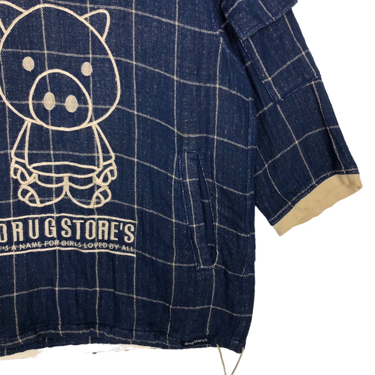 Hysteric Glamour 🔥Oversized Jacket Drug Store’s Big Logo Pig Tartan Design Size US L / EU 52-54 / 3 - 5 Thumbnail