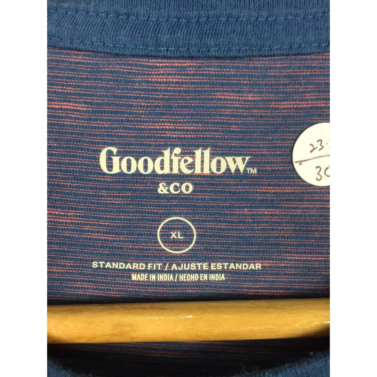 Other × Vintage Goodfellow & Co Standard Fit Striped Pocket Casual Tee Size US XL / EU 56 / 4 - 7 Thumbnail