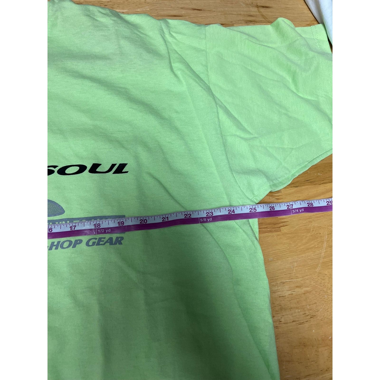 Vintage Vintage Dynamite Soul Shirt Hip hop Gear Green Rap Tee 90s 2 Size US XXL / EU 58 / 5 - 9 Thumbnail