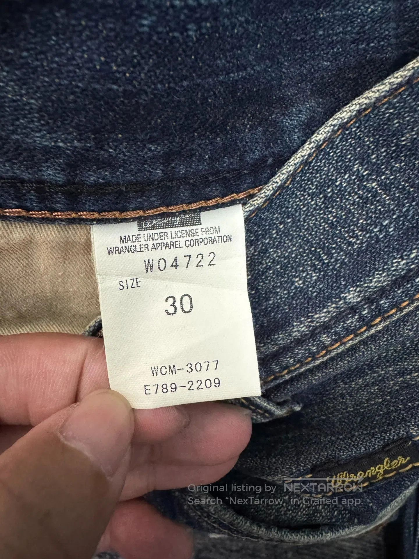 Vintage Vintage Wrangler Japan Denim Jeans. Size US 38 / EU 54 - 5 Thumbnail