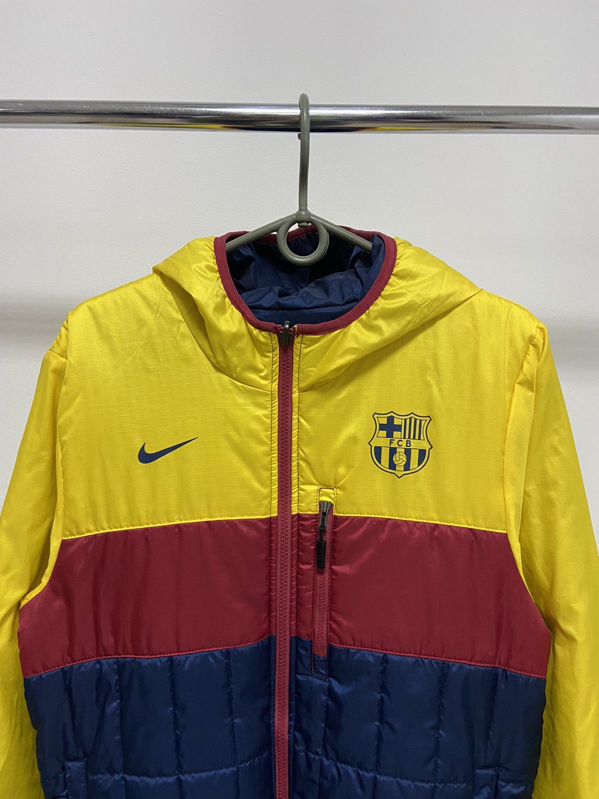 Nike × Vintage Nike Jacket small Logo Vintage Y2K Style Nylon Puffer Size US S / EU 44-46 / 1 - 4 Thumbnail