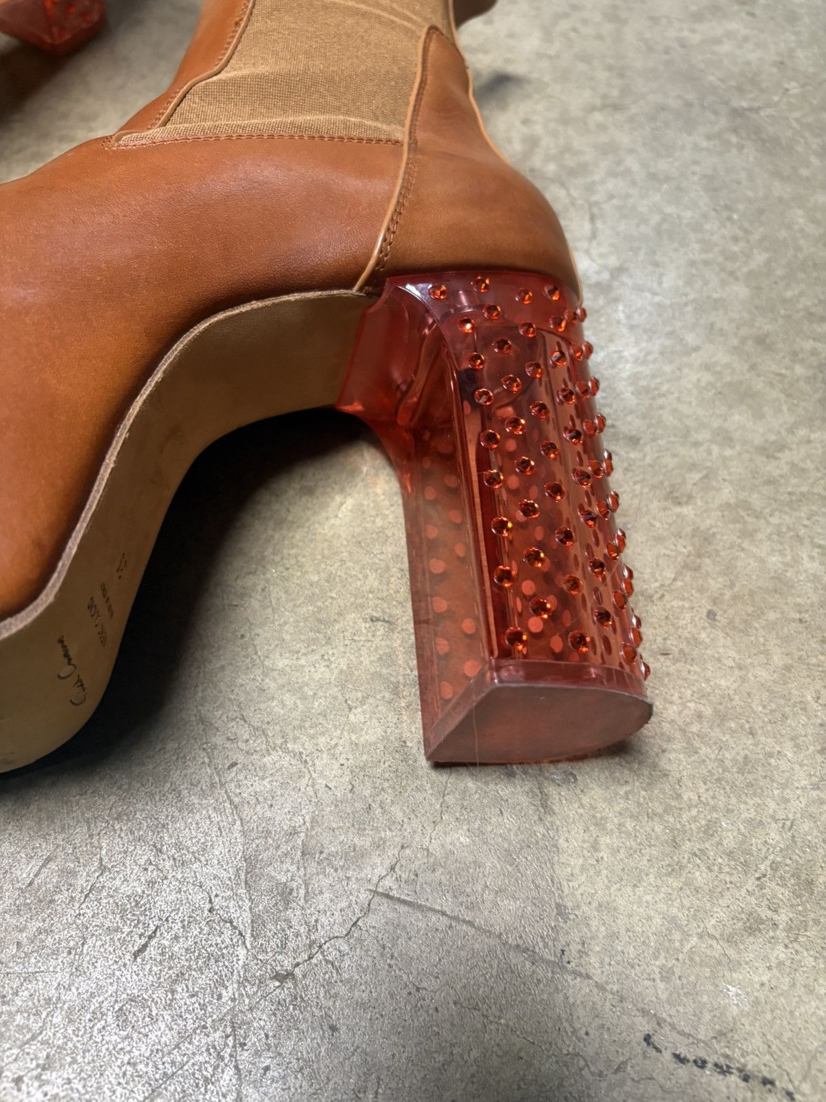 Rick Owens Rick Owens Bedazzled Kiss Heels Size US 7.5 / EU 40-41 - 2 Thumbnail