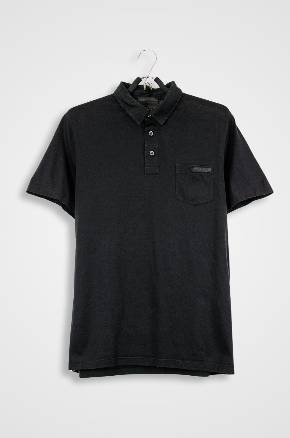 Prada Prada Black Cotton Polo Shirt Size L Size US L / EU 52-54 / 3 - 1 Thumbnail