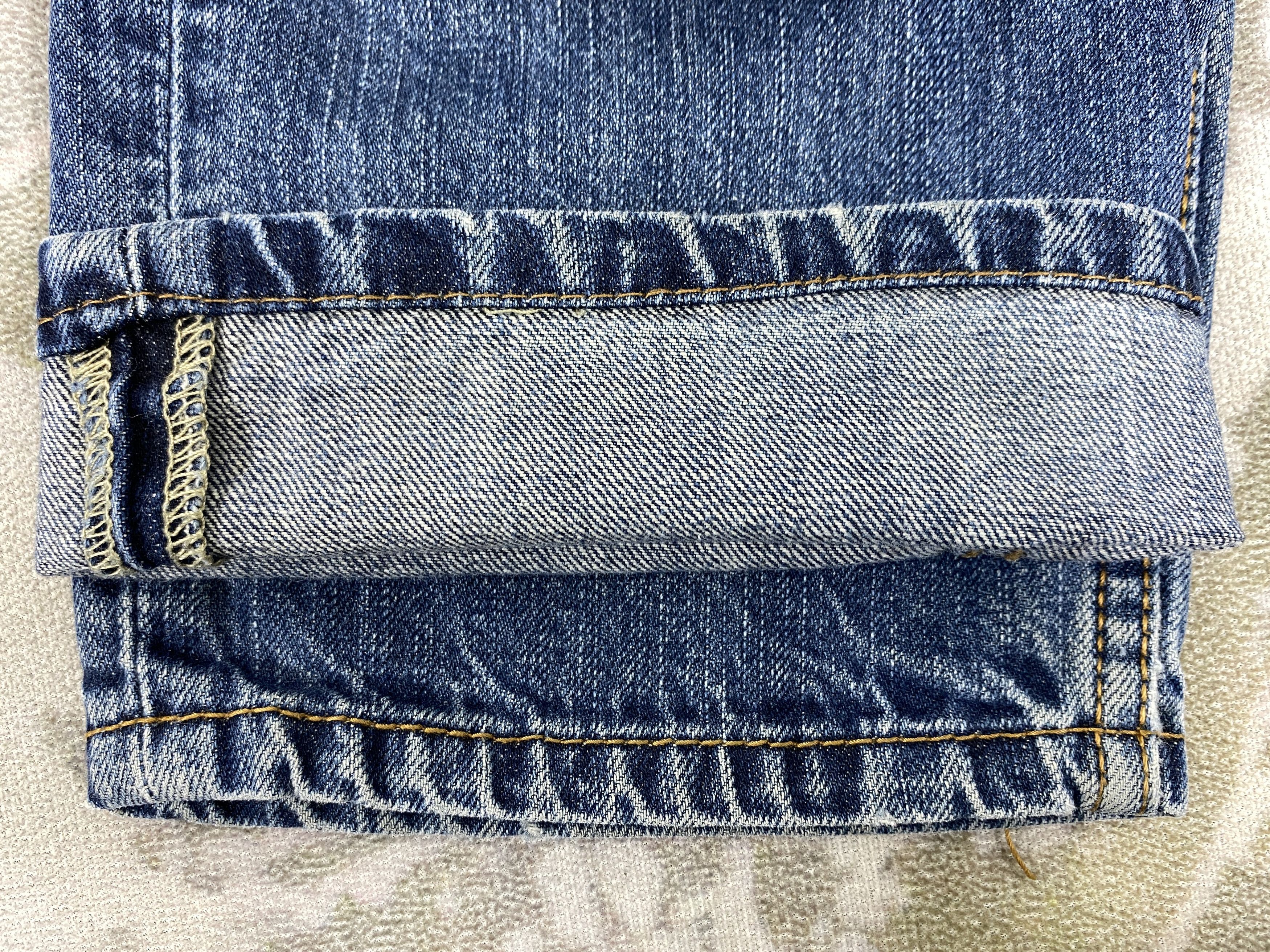Levi's Distressed Blue Levi's 508 Jeans 34x29.5 Denim -SJ140 Size US 34 / EU 50 - 14 Thumbnail