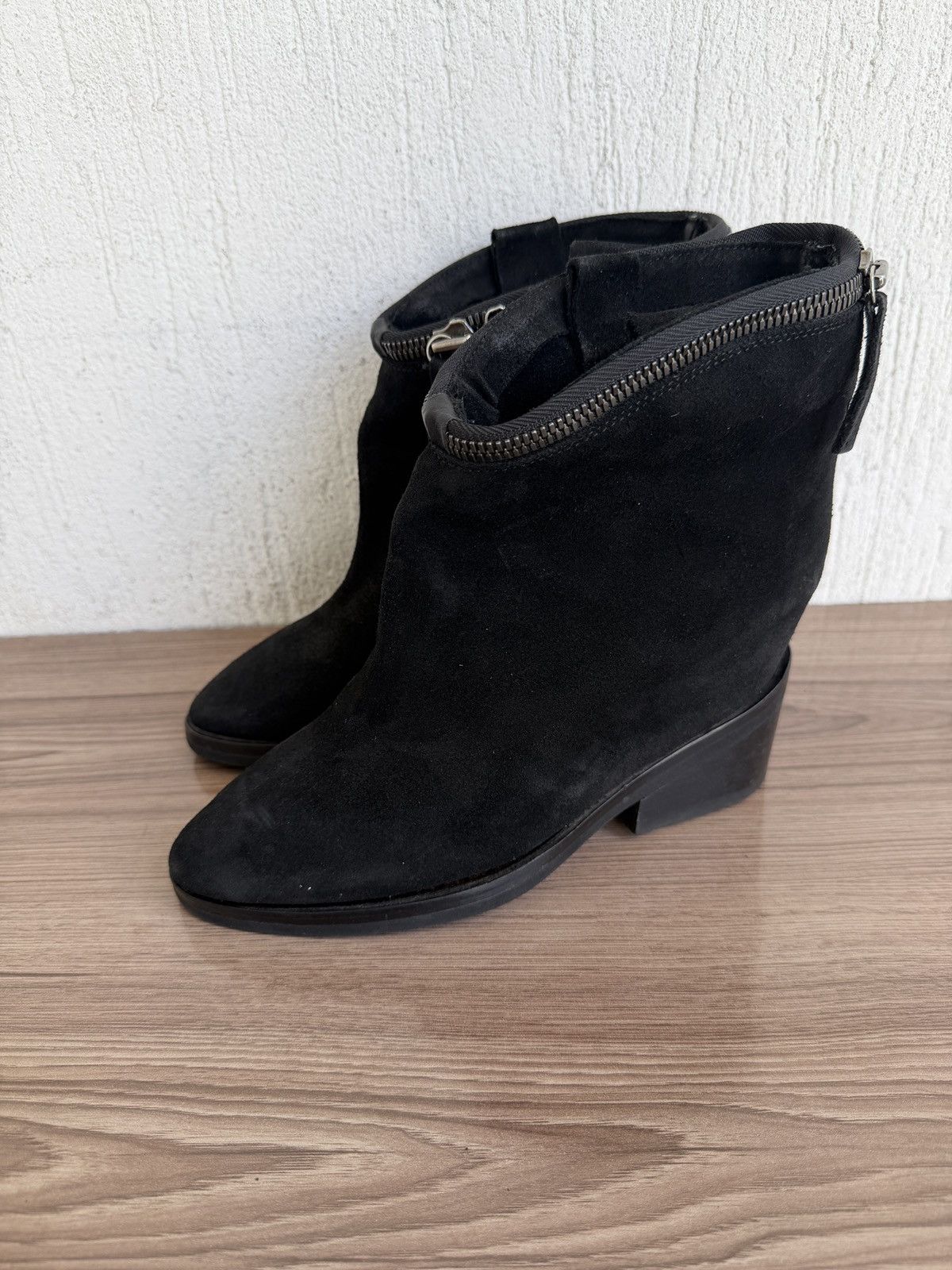 Cinzia Araia double zip wraparound wedge boots like isabel marant Size US 10 / IT 40 - 2 Thumbnail