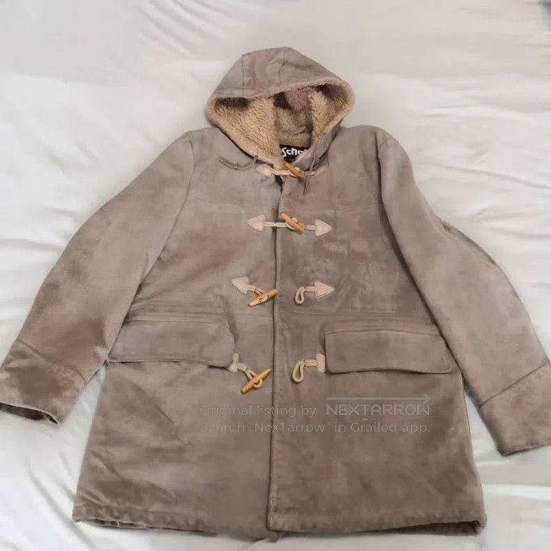 Schott Schott Hooded coat Nubuck fur integrated Size US M / EU 48-50 / 2 - 1 Thumbnail