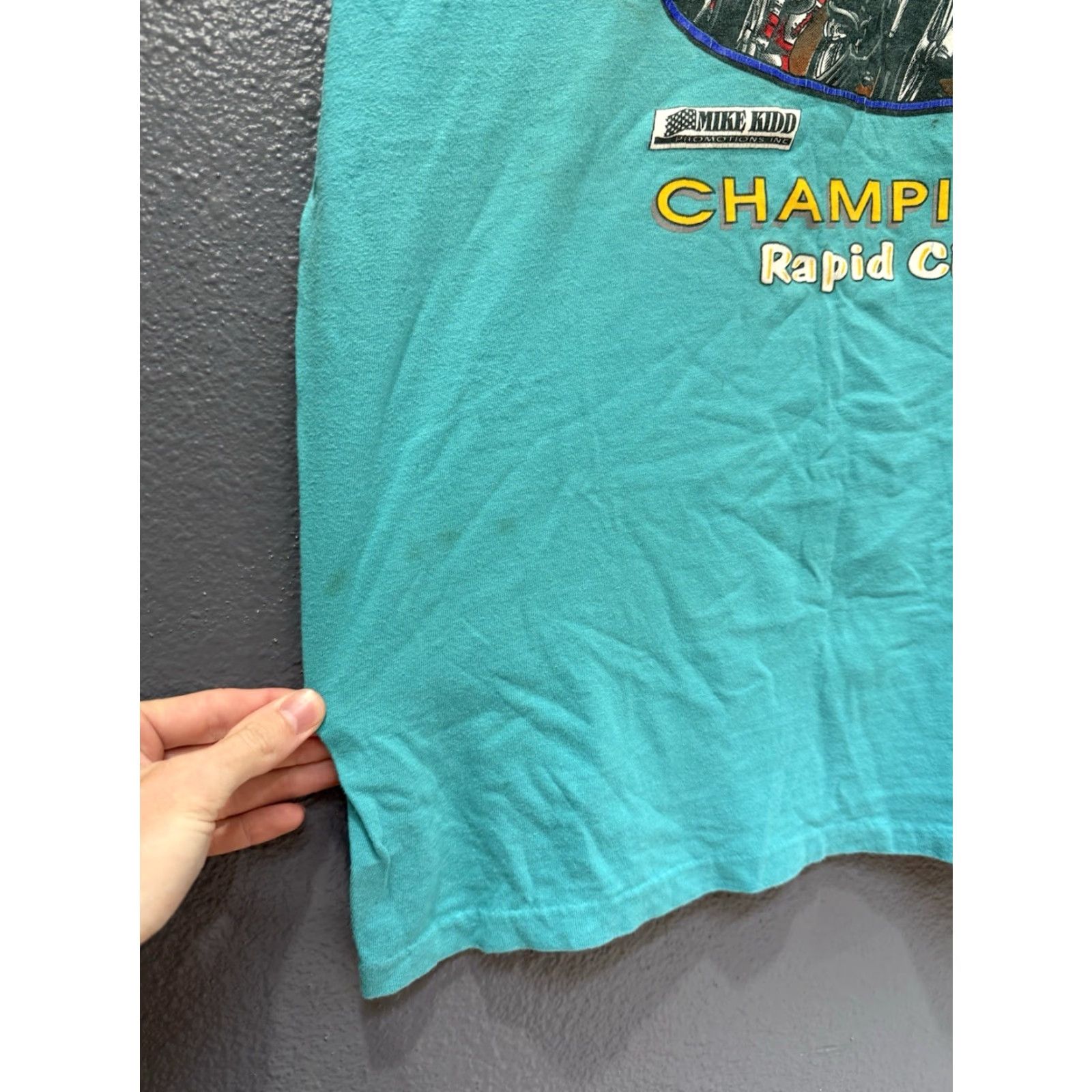 Camel VINTAGE 1993 Camel Pro Blue AMA Tee XL Shirt Mens Size US XL / EU 56 / 4 - 4 Thumbnail