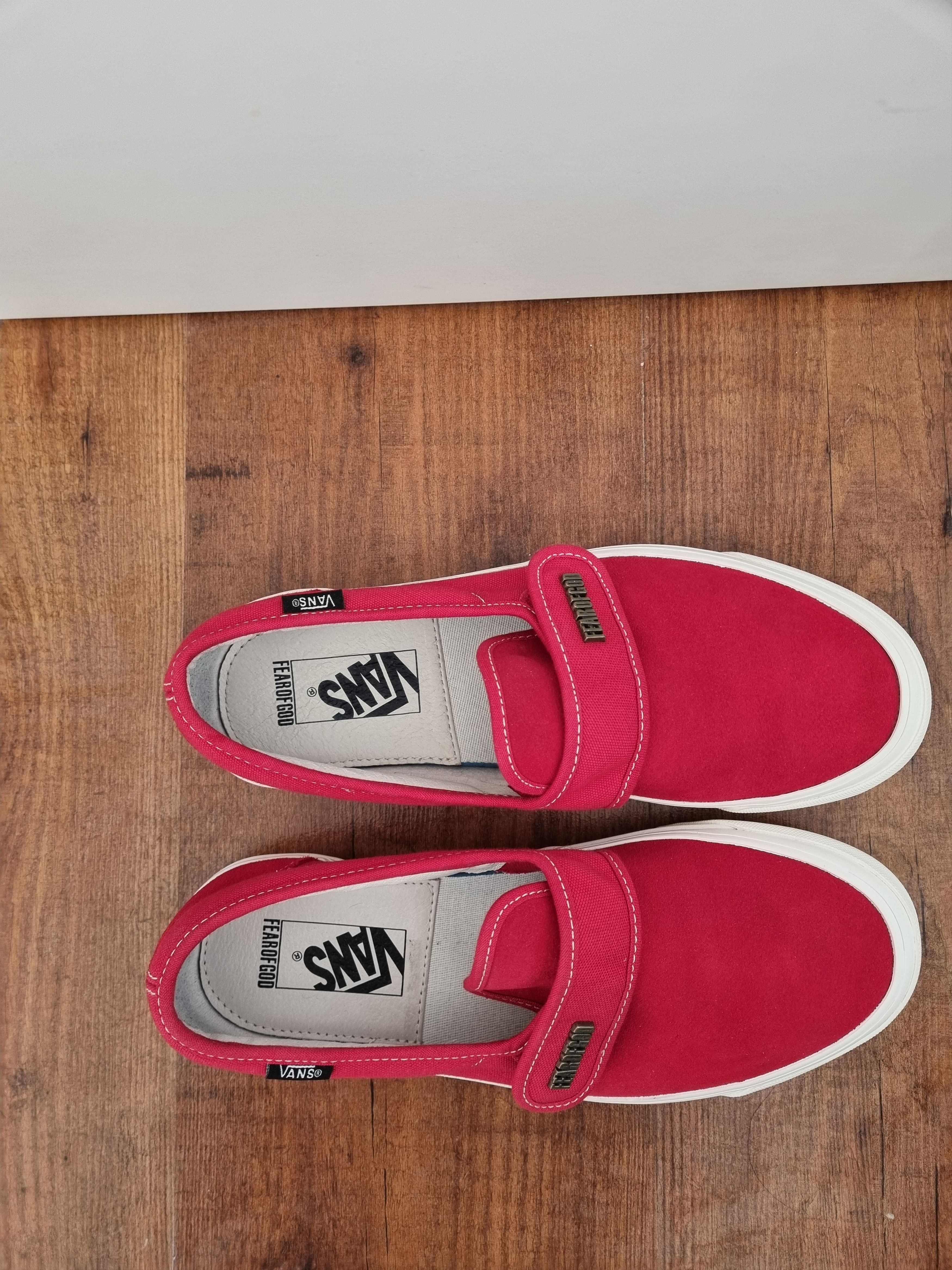 Fear of God × Vans Vans x Fear Of God Slip-On 47 V DX Red Size US 8 / EU 41 - 2 Thumbnail