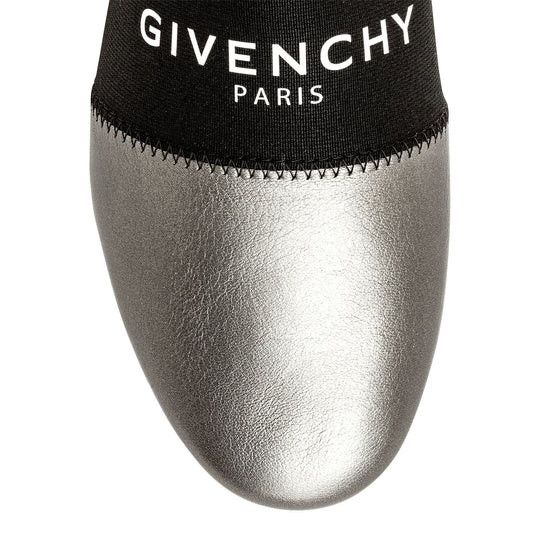 Givenchy o1y0925 Mules in Silver/Black Size US 5 / IT 35 - 4 Thumbnail
