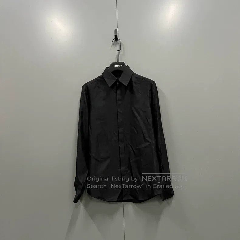 Fendi Fendi sizze 37 Black logo long-sleeve shirt with bulletproo Size US XS / EU 42 / 0 - 1 Thumbnail