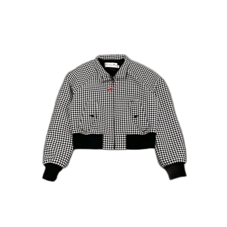 Dior Dior Houndstooth Pilot Jacket Size 38 Size US M / EU 48-50 / 2 - 1 Thumbnail