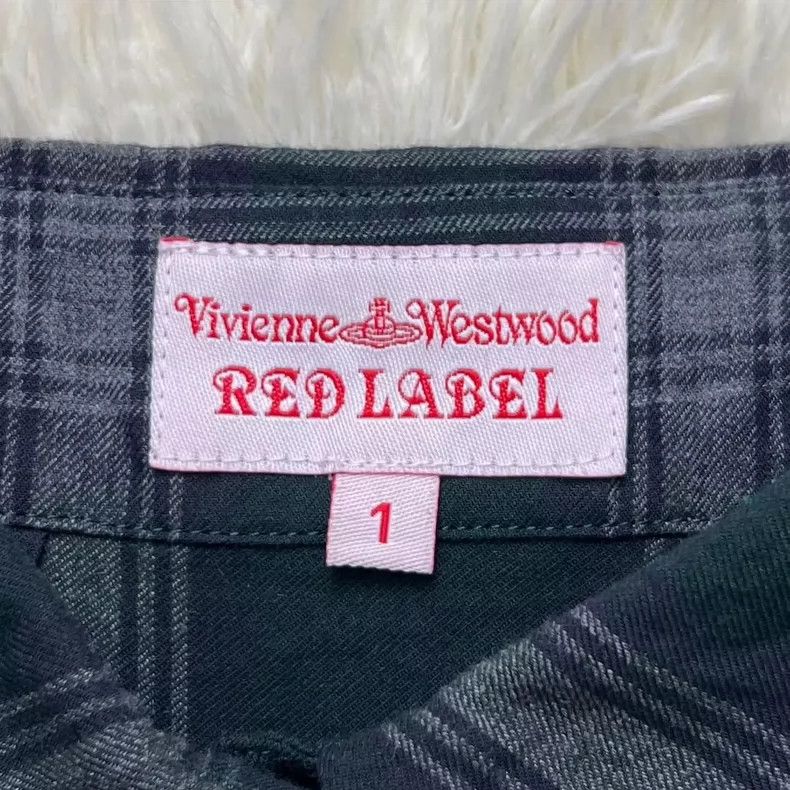 Vivienne Westwood Vivienne Westwood size1 Dark green checkered Saturn buckle Size S / US 4 / IT 40 - 5 Thumbnail