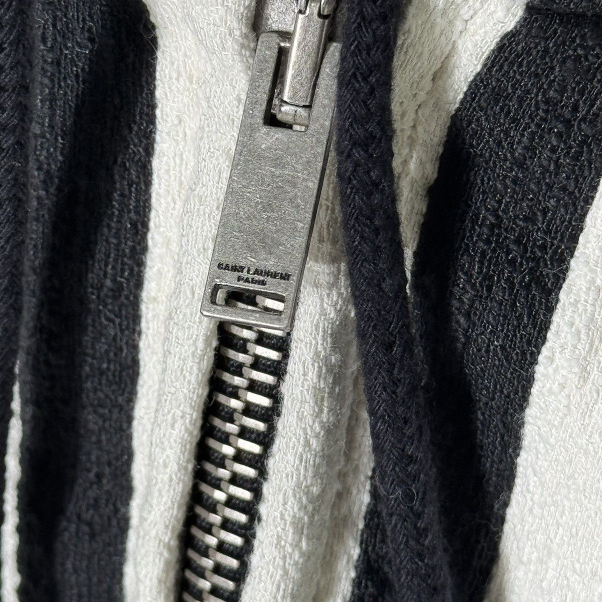 Saint Laurent Paris Saint Laurent Paris “Teddy Baja” striped hoodie Size US M / EU 48-50 / 2 - 5 Thumbnail
