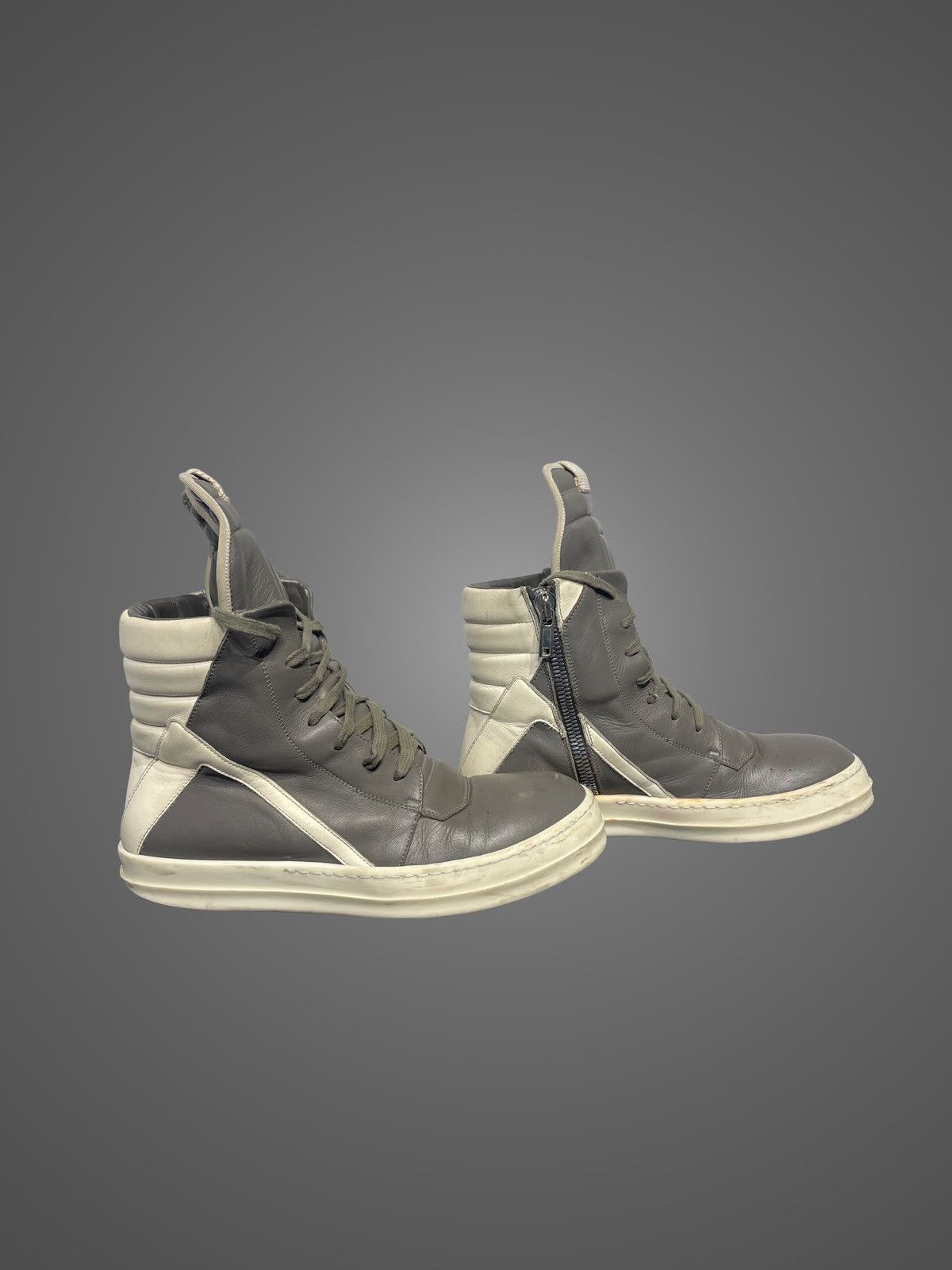 Rick Owens Rick Owens Grey Geobasket Size US 8 / EU 41 - 3 Thumbnail