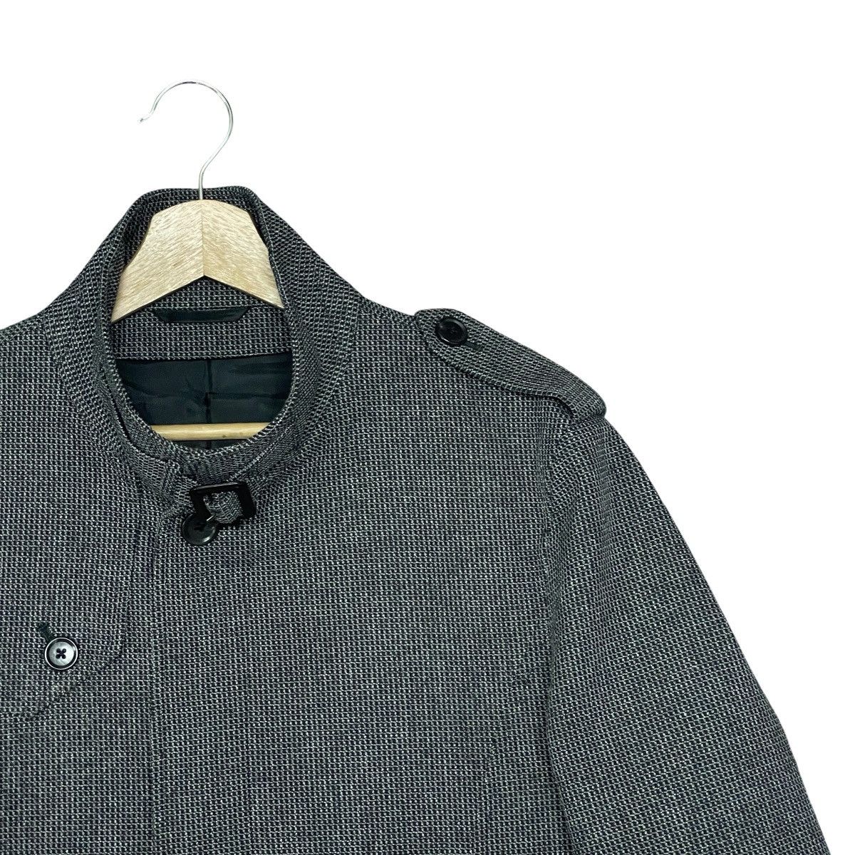 semanticdesign Vintage Semantic Design Herringbone Military Trench Coat Size US XL / EU 56 / 4 - 2 Thumbnail