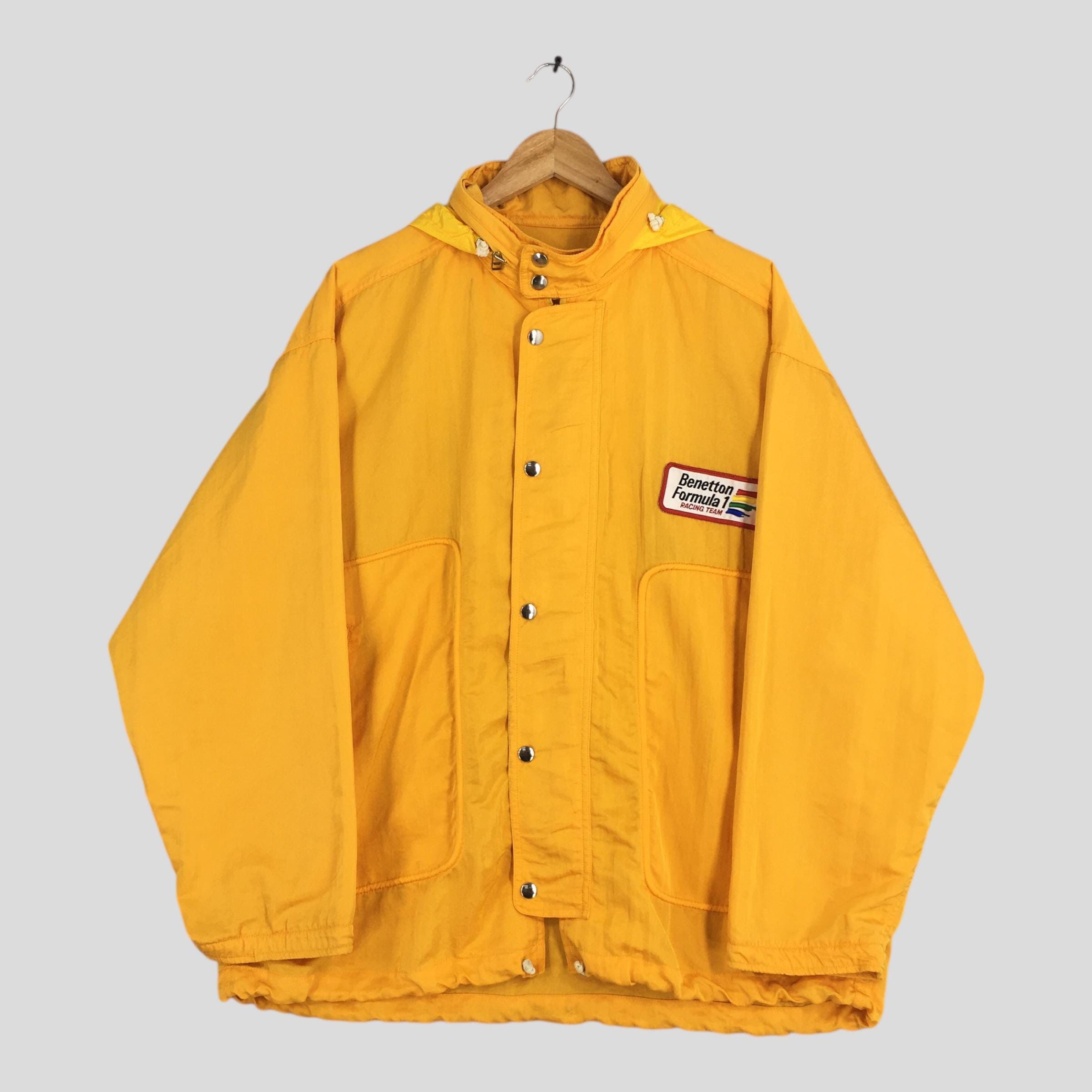 Benetton 90s Benetton Formula One Windbreaker Hoodie Jacket XLarge Size US XL / EU 56 / 4 - 1 Thumbnail