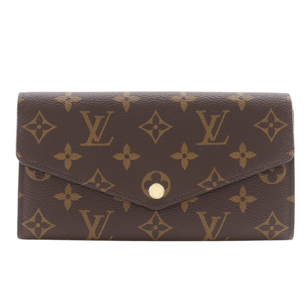 Louis Vuitton Louis Vuitton Louis Vuitton Portefeuille Sarah Monogram Long Wallet Textile Long Wallet M60531 DUTY FREE for USA Size ONE SIZE - 1 Thumbnail