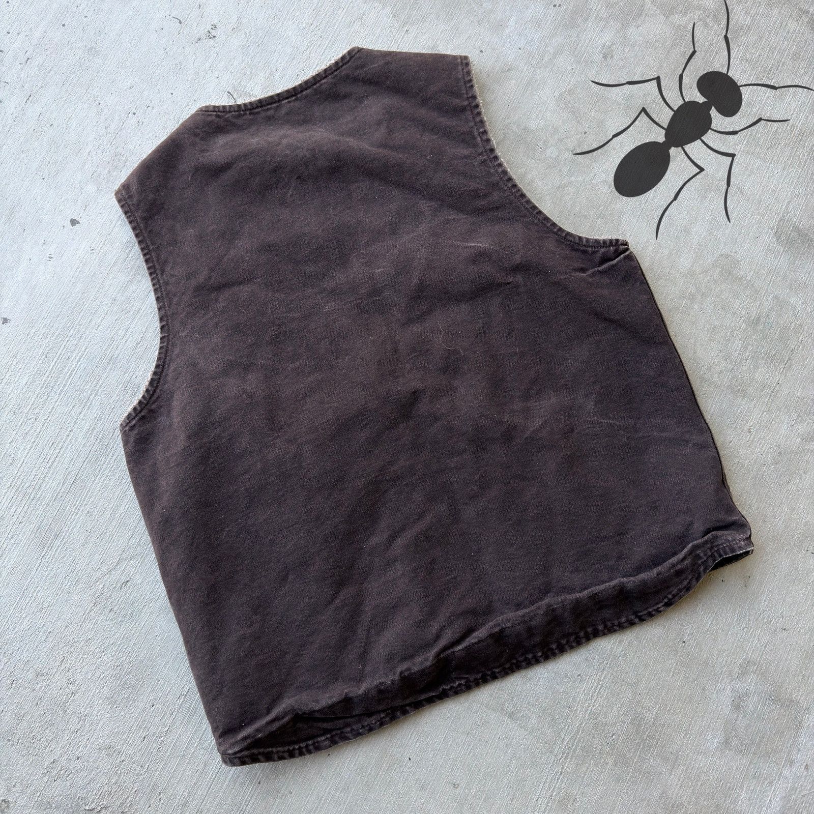 Carhartt × Vintage Carhartt V26 DKB brown work wear vest Size US L / EU 52-54 / 3 - 3 Thumbnail