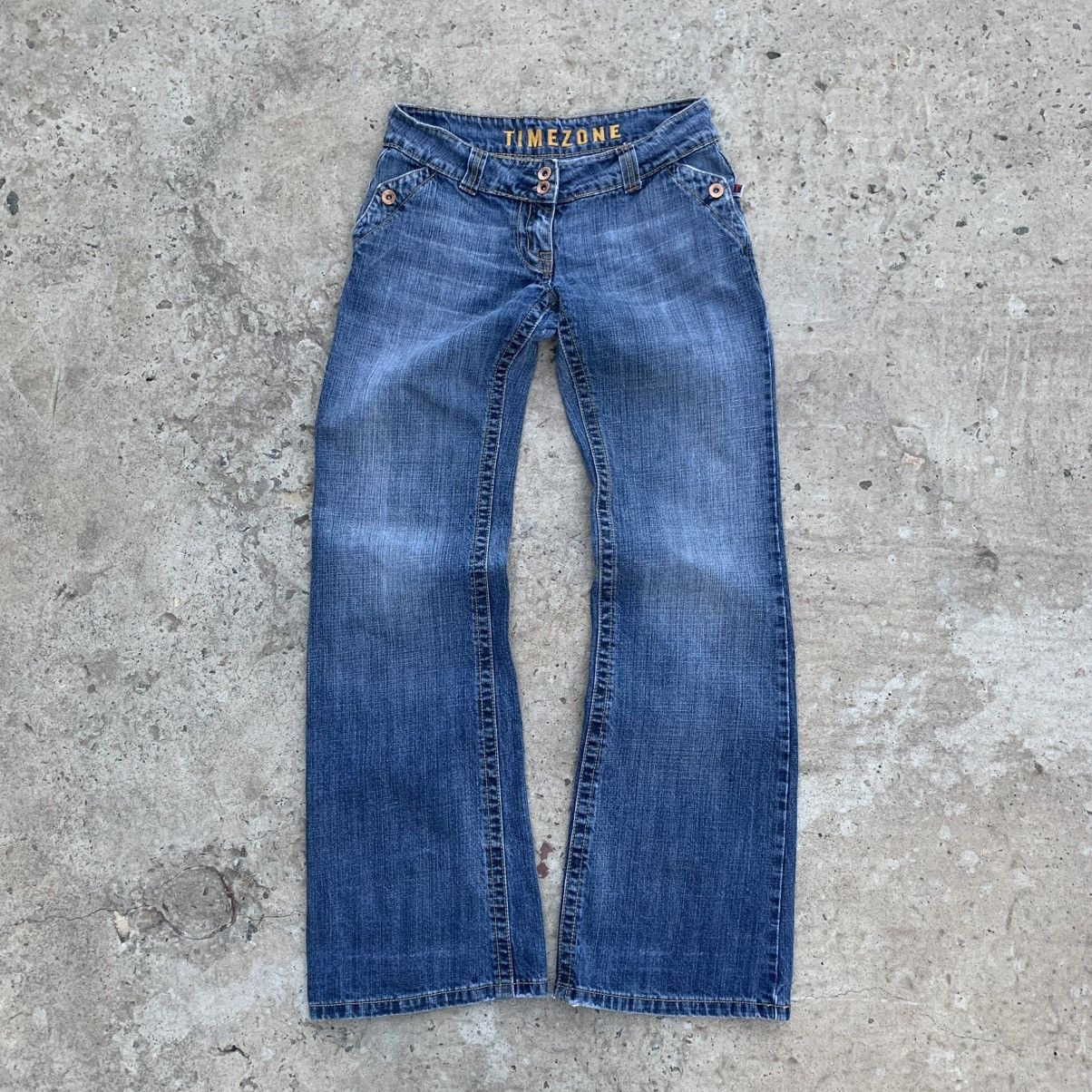Vision Streetwear Vintage Japanese Style Flared Jeans Women’s Timezone W28xL34 Size 28" / US 6 / IT 42 - 3 Thumbnail