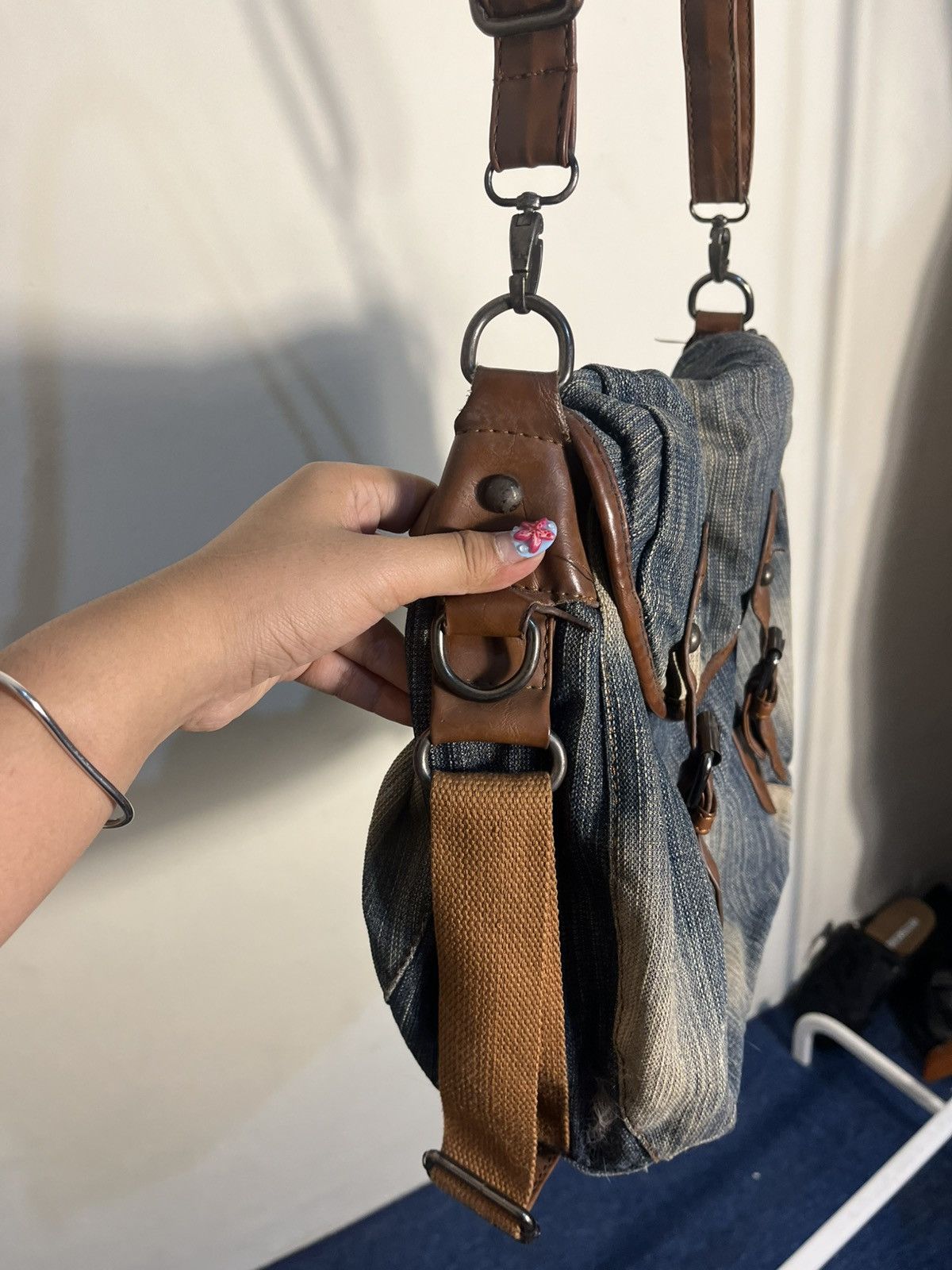 Miss Sixty Miss sixty washed crossbody bag Size ONE SIZE - 3 Thumbnail