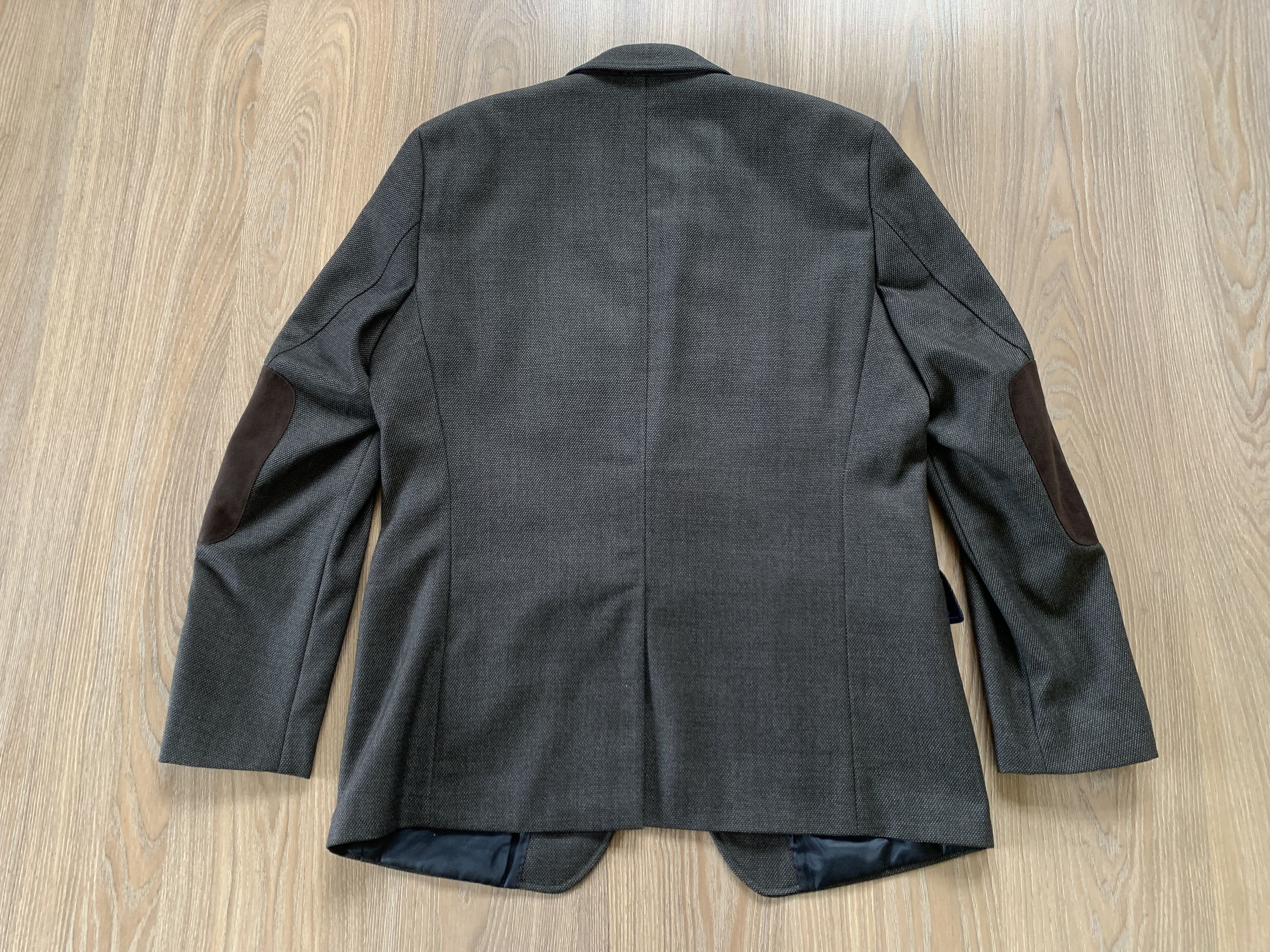 Pierre Cardin Pierre Cardin Wool Grey Patch Blazer Jacket Size US L / EU 52-54 / 3 - 3 Thumbnail