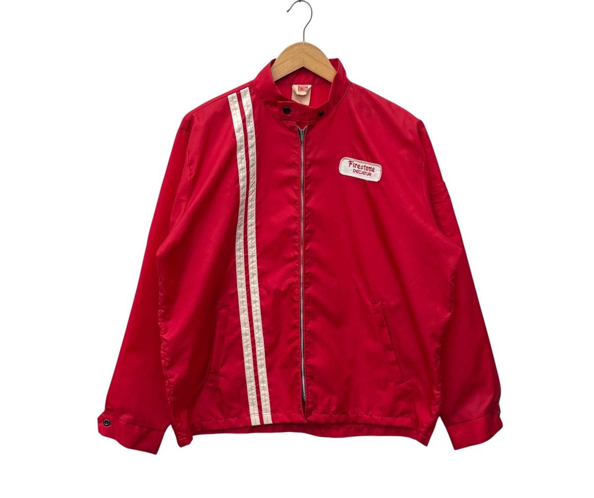 Vintage Vintage 60s Firestone Decatur Nylon Racing Jacket Size US L / EU 52-54 / 3 - 1 Thumbnail