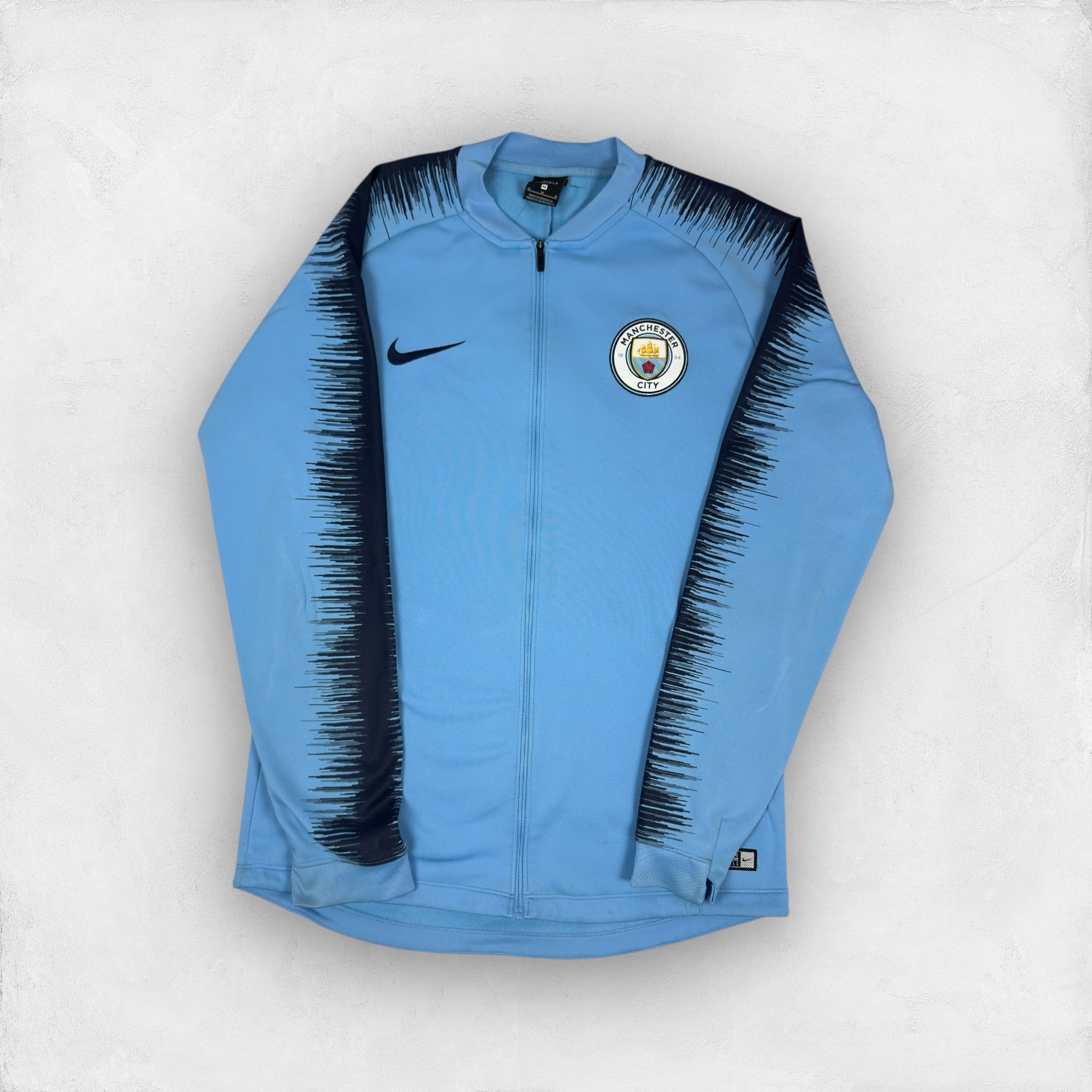 Nike Nike Dri-Fit Men Blue Full Zip Manchester City F.C. Jacket M Size US M / EU 48-50 / 2 - 1 Thumbnail