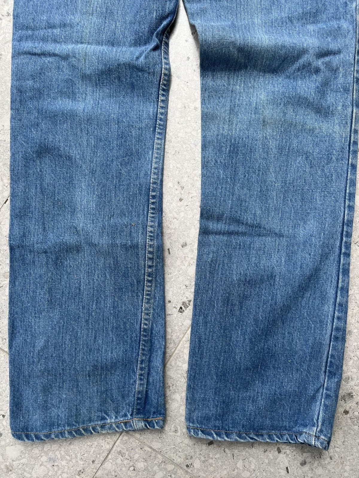 Levi's × Vintage 70s Levis 519 Orange tab Button no 8 denim Size US 32 / EU 48 - 12 Thumbnail