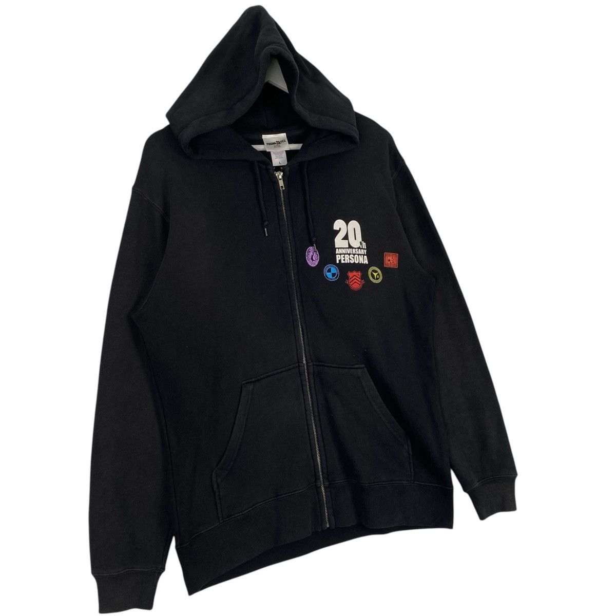 Vintage Vintage Persona 20 Fes Printed Hoodie Sweater Black Size US L / EU 52-54 / 3 - 3 Thumbnail