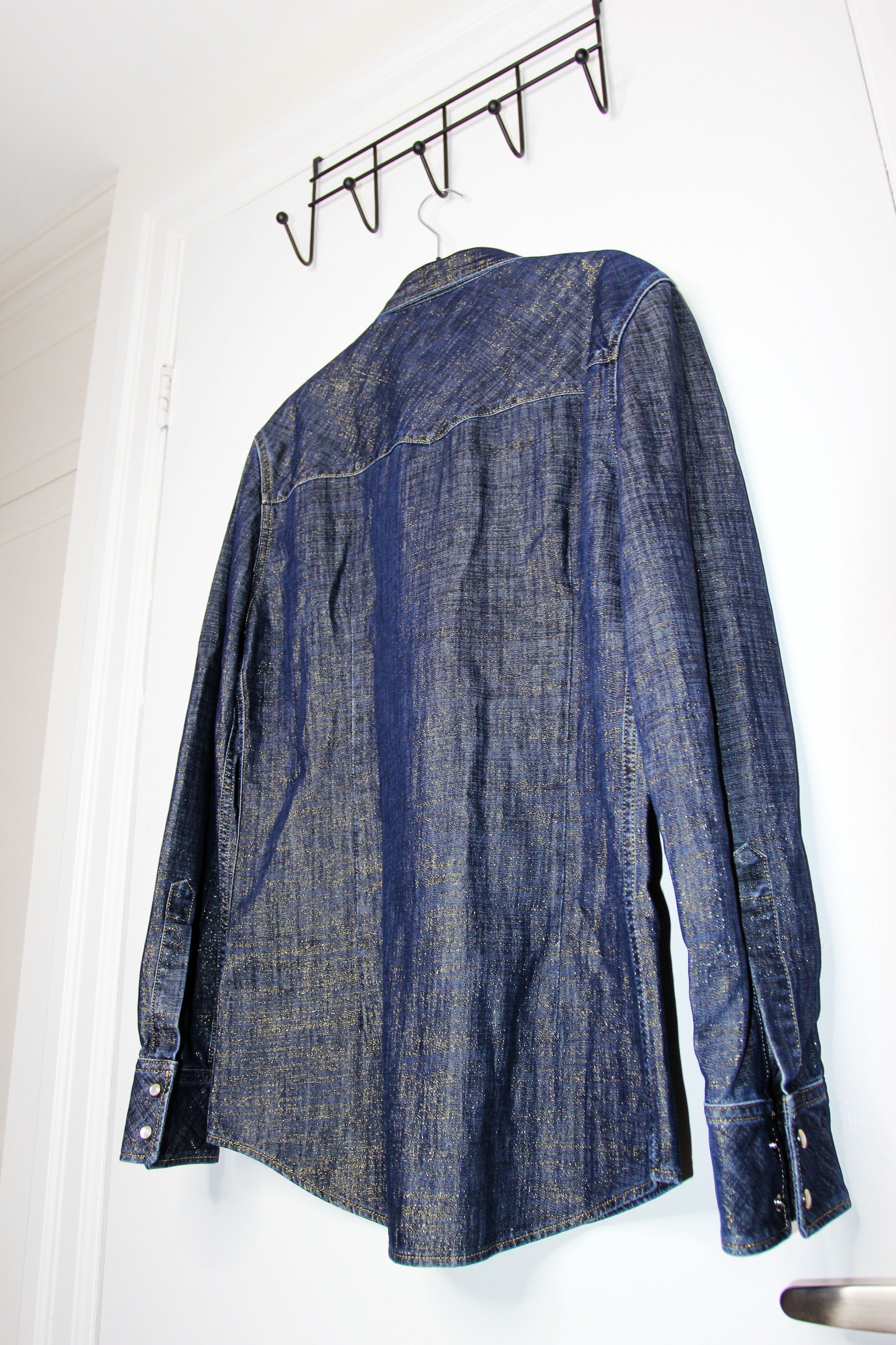 Dsquared2 BNWT AW25 DSQUARED2 LUREX THREAD DENIM SHIRT 48 Size US M / EU 48-50 / 2 - 7 Thumbnail
