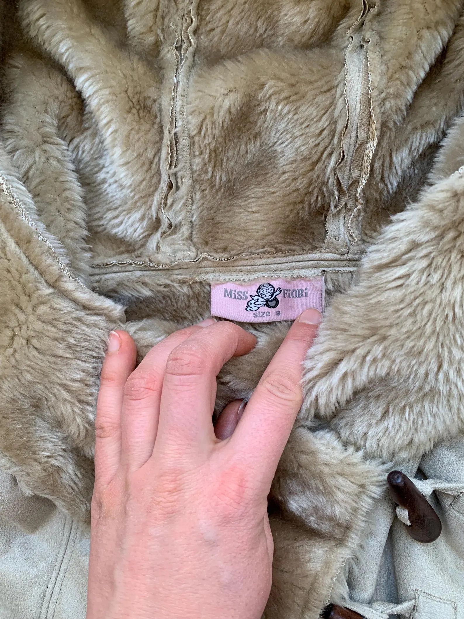 Vintage Vintage Miss Fiori Faux Fur Afghan Coat with Hood - 8 size Size S / US 4 / IT 40 - 10 Thumbnail
