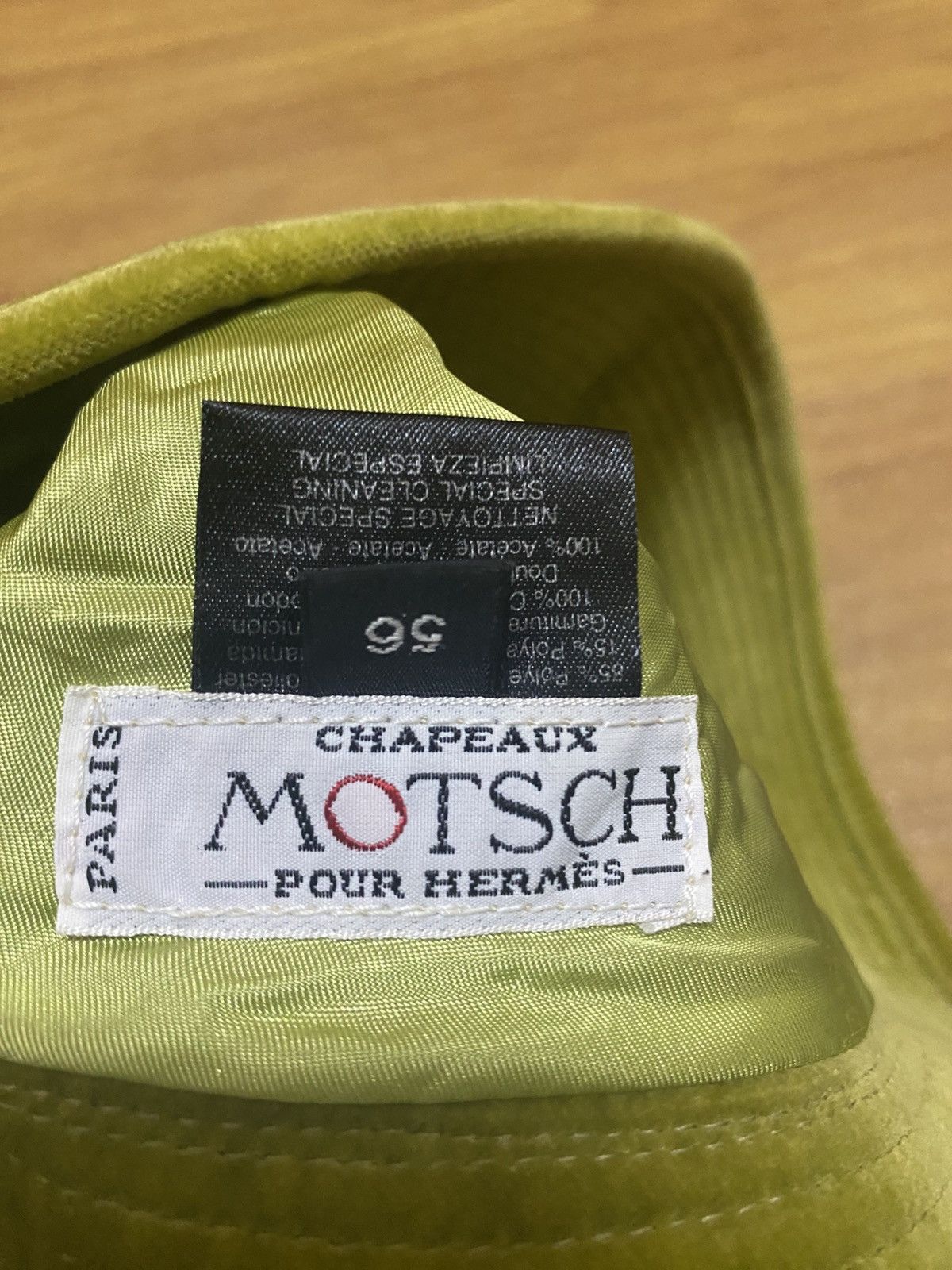 Hermes Vintage Hermes Chapeaux Motsch Bucket Hat Size ONE SIZE - 4 Thumbnail