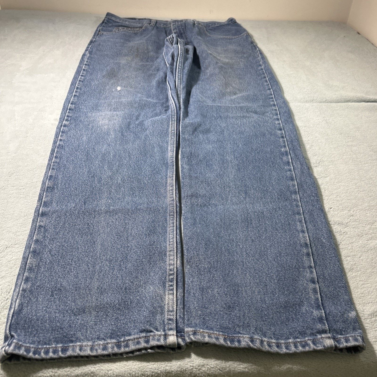 Wrangler Wrangler Loose Baggy Straight Jeans Mens 34x34 Wide Hamilton Size US 34 / EU 50 - 2 Thumbnail