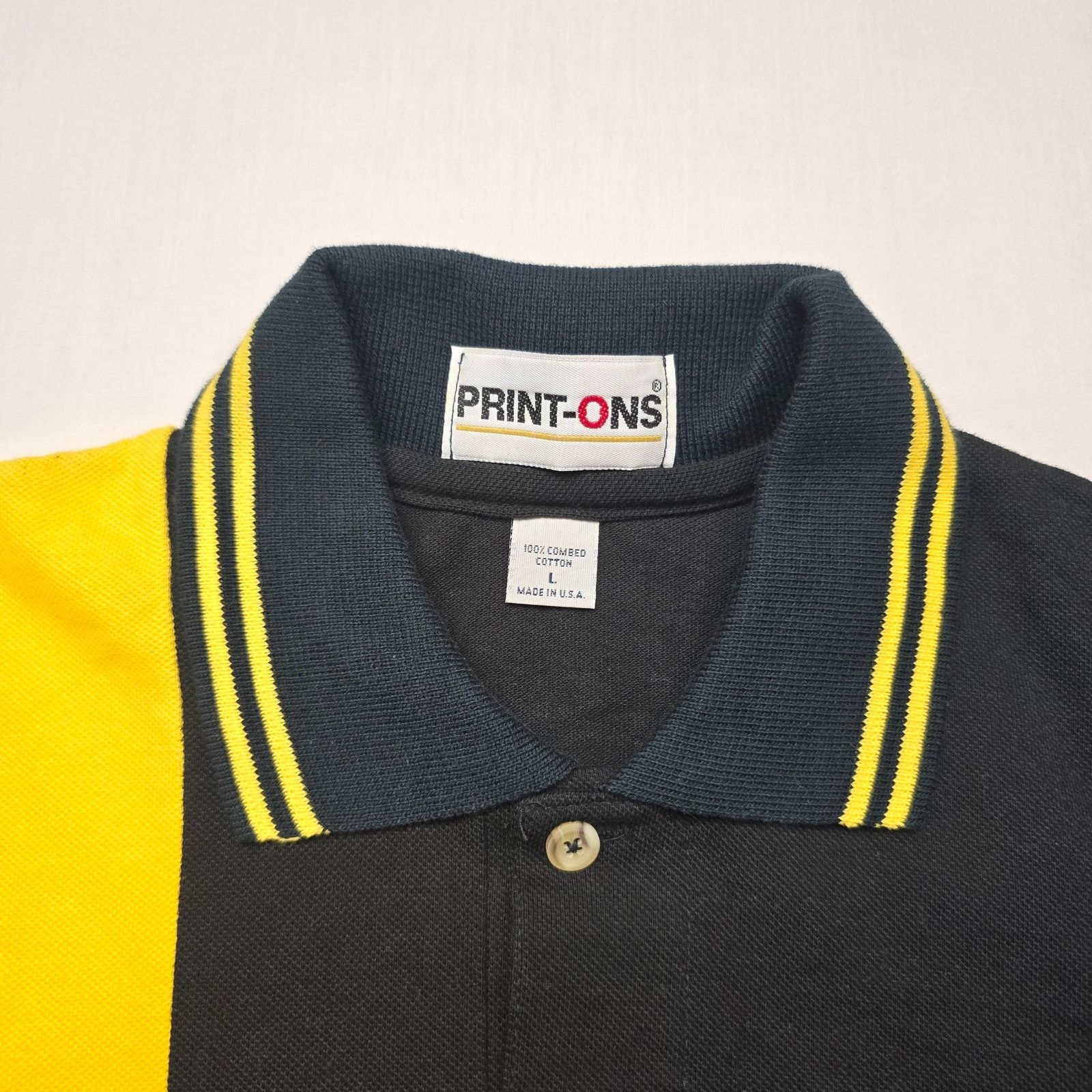 Vintage Vintage Velvet Canadian Whisky Black & Yellow L Alcohol Polo Size US L / EU 52-54 / 3 - 4 Thumbnail
