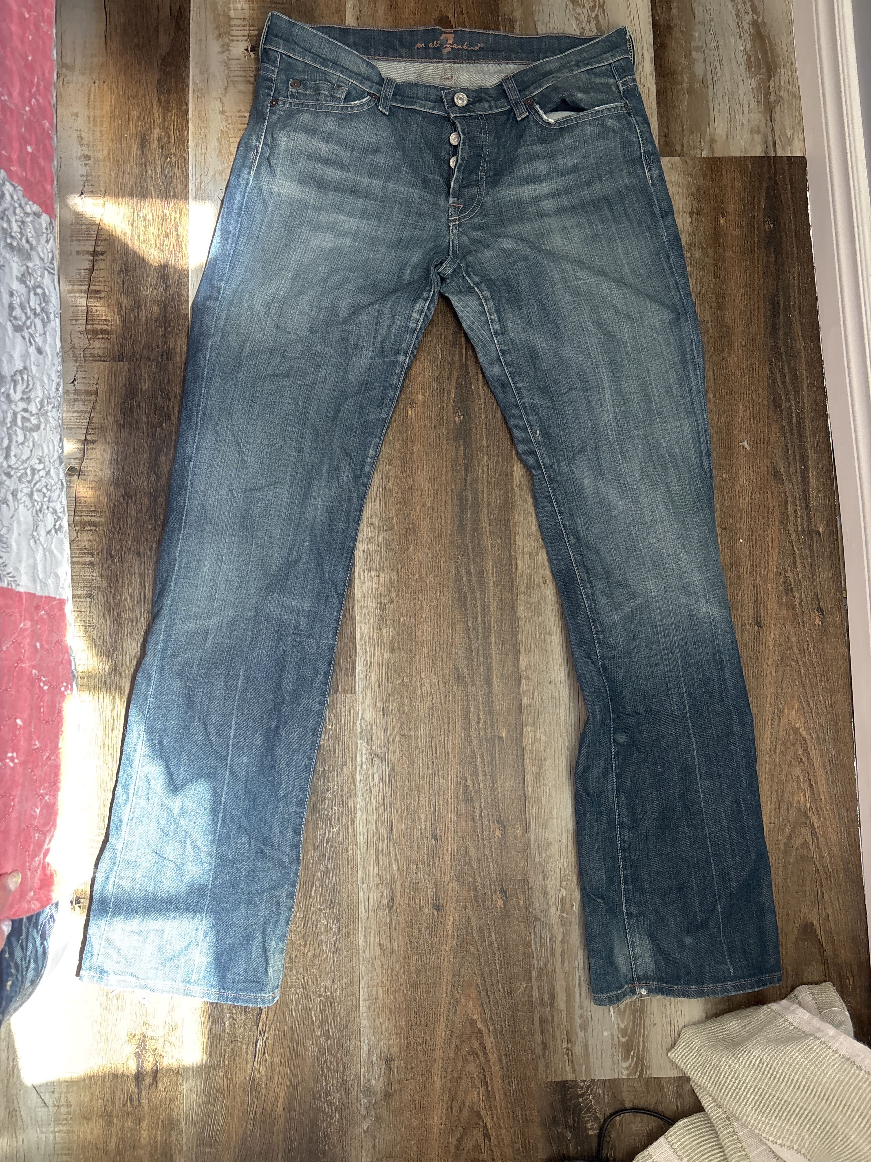7 For All Mankind 7 for all mankind boy cut jeans Size 30" / US 8 / IT 44 - 1 Thumbnail