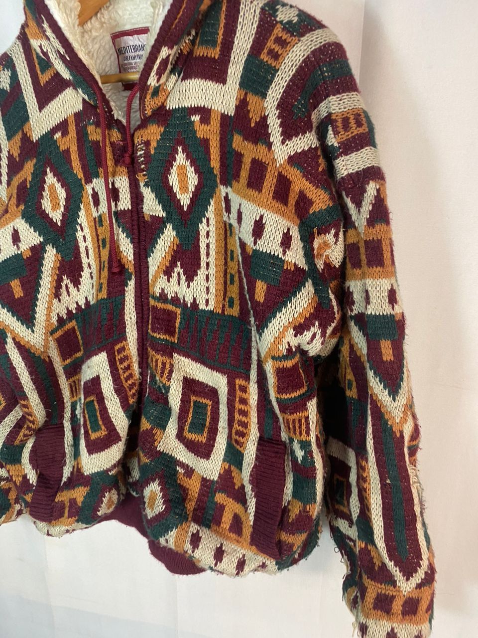 Vintage Vintage Mediterranean greekmythology fullprint native hoodie Size US L / EU 52-54 / 3 - 6 Thumbnail