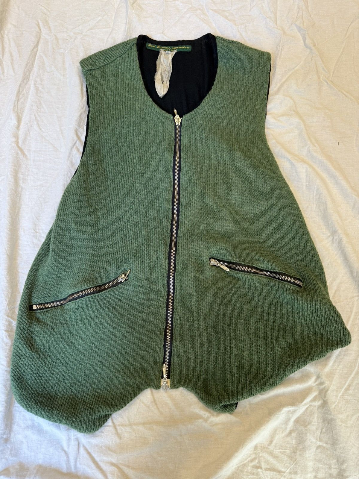 Paul Harnden Shoemakers Paul Harnden Black Chamois Gilet | Grailed