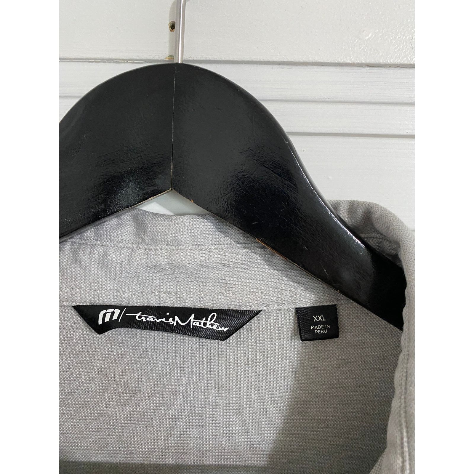 TravisMathew TravisMathew Gray and Black Polo Shirt Men's Size 2XL Size US XXL / EU 58 / 5 - 3 Thumbnail