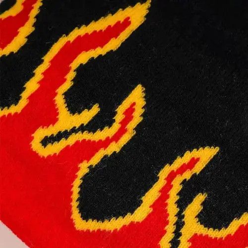 Other Knitting Flame Beanie Hat Size ONE SIZE - 3 Thumbnail