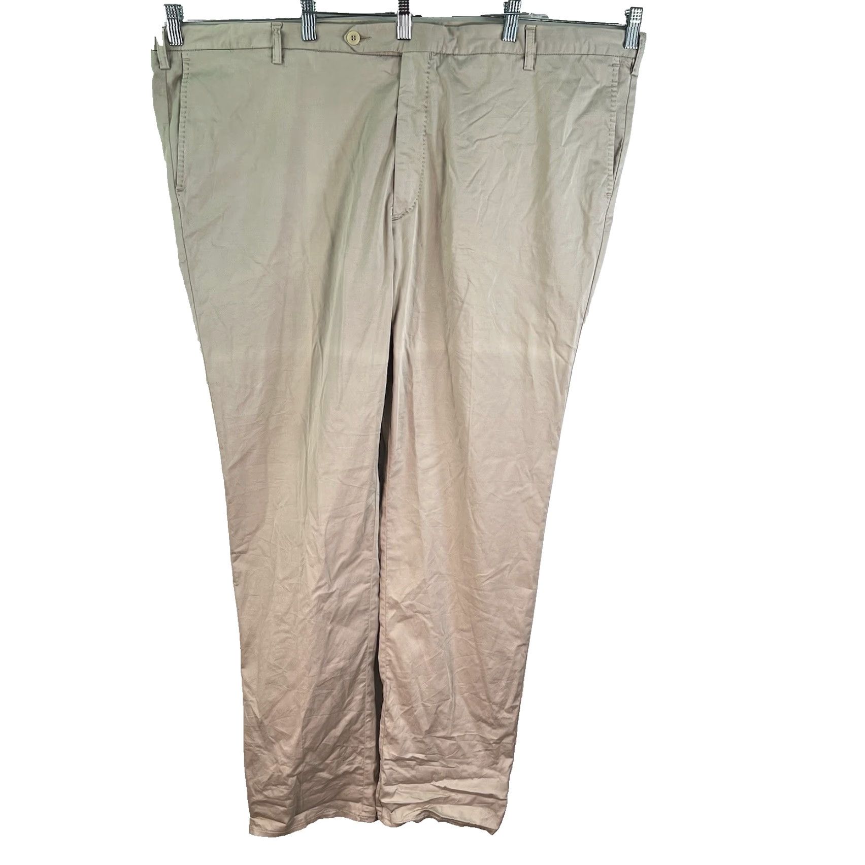 Vintage Rota Sport Mens Pants Chino Straight Beige 50 x 36 Cotton Blend Made in Italy Size US 34 / EU 50 - 2 Thumbnail